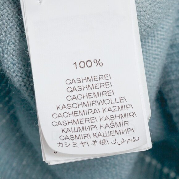 Brunello Cucinelli SS/20 Blue Cashmere Monili-Bead Sweater - Picture 9 of 13